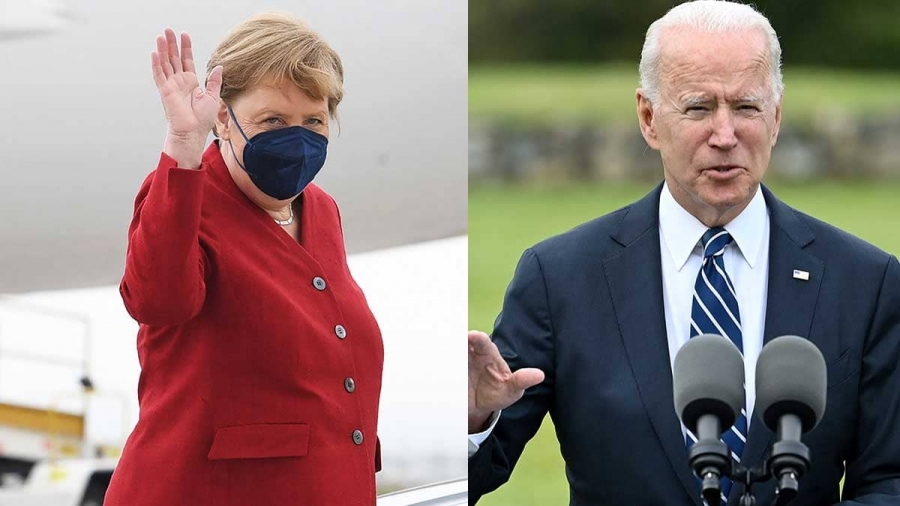 Joe Biden recibirá a Angela Merkel en la Casa Blanca.