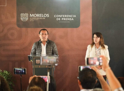 Junto con la gobernadora Margarita González Saravia, el coordinador de Hábitat Morelos dio a conocer los avances en la entidad del programa de Vivienda para el Bienestar.   