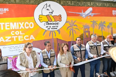 Se benefician familias de Temixco con las Caravanas del Pueblo