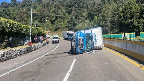 El percance se registr&oacute; exactamente en la curva de &ldquo;La Pera&rdquo;.