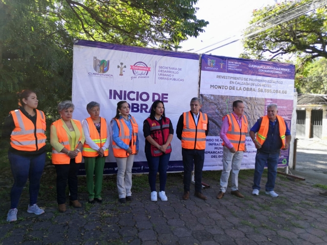 Encabeza edil capitalino arranque de inicio de obra en calzada de Los Reyes