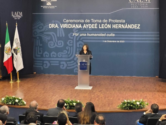 La UAEM presentará hoy al gabinete de la rectora Viridiana Aydeé León Hernández.  
