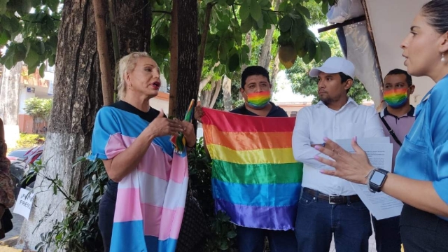 La Secretaria de Desarrollo Humano y Participación Social dialogó con los inconformes.