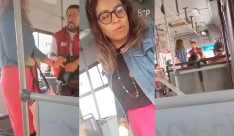 &#039;Lady RTP&#039; agrede a chofer por no bajarla donde quería tras distraerse maquillándose