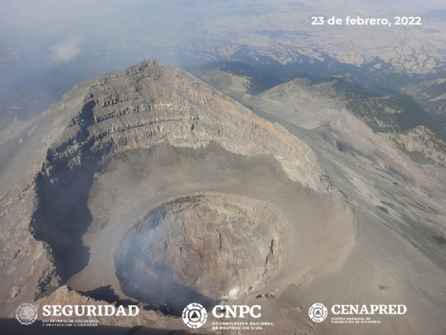 El Cenapred resaltó la posibilidad de que continúen las emisiones de ceniza y algunas explosiones eventuales en el volcán.