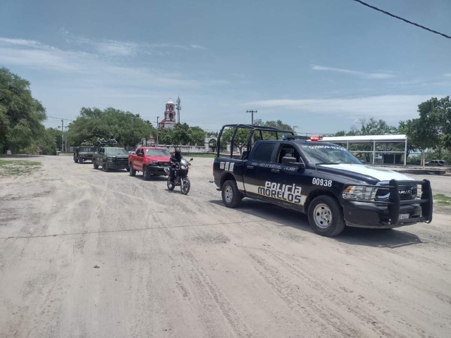 La FGE informó que en Tetecala y Mazatepec se aplicó también un operativo mixto conjunto. 