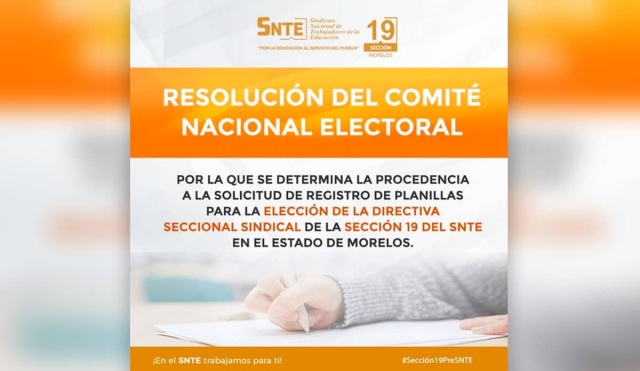 Esperan en el SNTE la validación de planillas