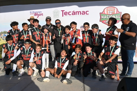&iexcl;Orgullo morelense! Wildcats Cuernavaca, campe&oacute;n nacional U12 varonil de Flag Football Tec&aacute;mac 2025