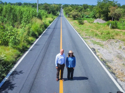 Avanza Gobierno de Morelos con transformación de red carretera en zona sur del estado