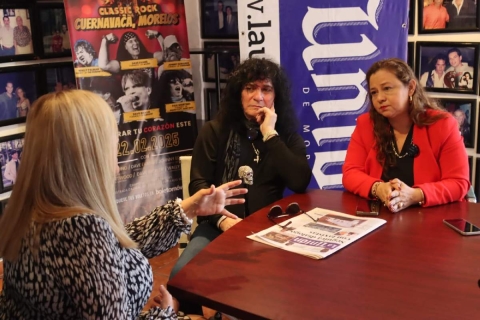 En una entrevista con Tlaulli Rocío Preciado, reportera de La Unión de Morelos, el cantante compartió reflexiones, anécdotas y sentimientos de afecto hacia el pueblo mexicano. 