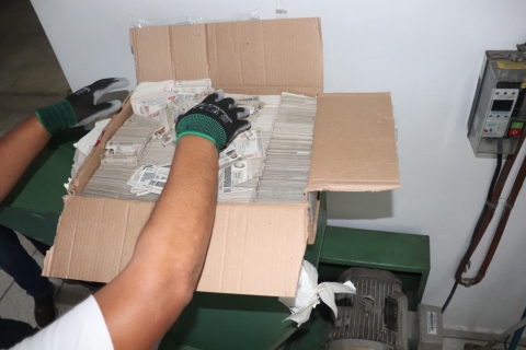 Destruye INE credenciales que no fueron recogidas por sus titulares