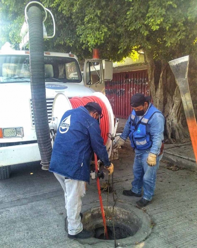 La brigada del SOAPSC realiza labores en diversas colonias.