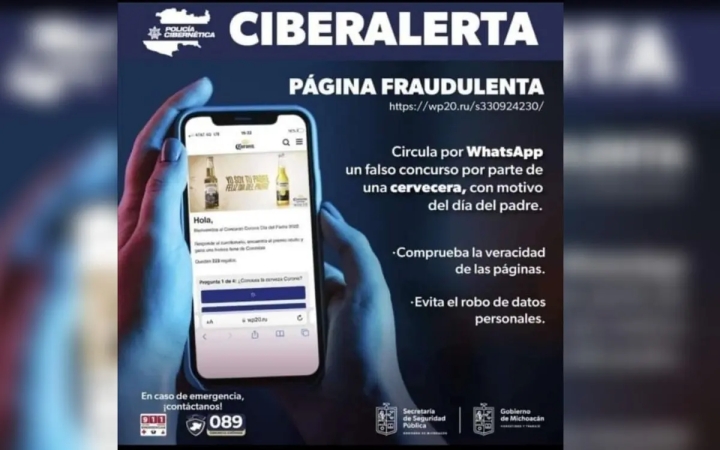 ¿Recibiste por WhatsApp un link de cervezas gratis por Día del Padre? Es una estafa