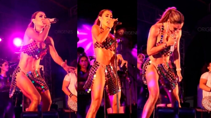 Ninel Conde canta &#039;Salvame&#039; de RBD en concierto y en redes la destrozan