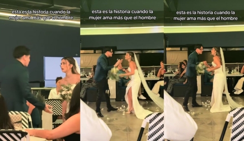Novia es &#039;plantada&#039; en el altar y el momento se vuelve viral en TikTok