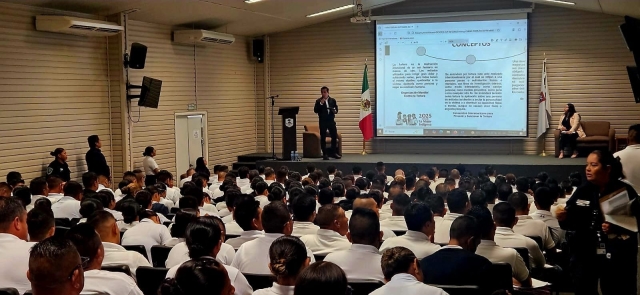 Capacita Dirección General de Derechos Humanos a cadetes de la Academia Estatal de Estudios Superiores en prevención de la tortura