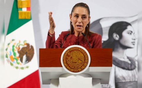 Sheinbaum minimiza protestas durante su visita a Oaxaca