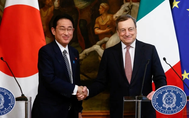 Italia y Japón se unen para buscar alto al fuego en Ucrania