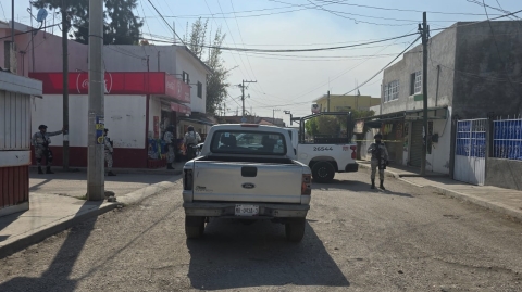 Elementos de la Guardia Nacional resguardaron la zona.