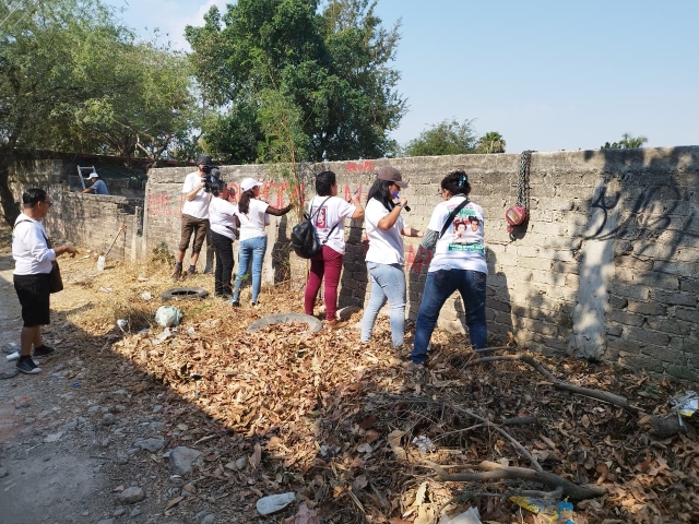 Efect&uacute;an pinta de bardas en pante&oacute;n 'Pedro Amaro' de Jojutla, ante reapertura de fosas
