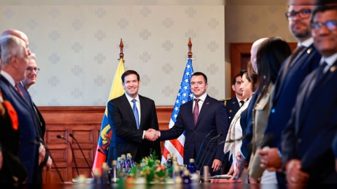 Marco Rubio anuncia casi 20 mdd para fortalecer seguridad en Ecuador