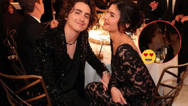 Timothée Chalamet y Kylie Jenner causan revuelo en los Globos de Oro