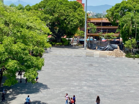 Rehabilitación de &#039;Plaza de Armas General Emiliano Zapata Salazar” estará lista antes del ocho de agosto