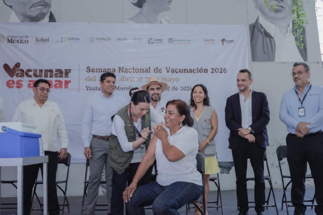 Yautepec, sede del inicio de la Semana Nacional de Vacunaci&oacute;n 2026 en Morelos