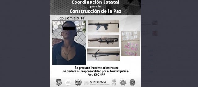 Lo descubrieron en poder de armas de fabricación casera