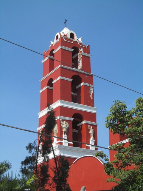 Se desconoce el presupuesto para reparar la torre dañada por un rayo en la iglesia de San Juan Bautista en Panchimalco, cuya fiesta tradicional ya comenzó.