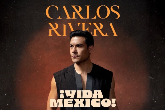 Carlos Rivera anuncia concierto en la Plaza de Toros México
