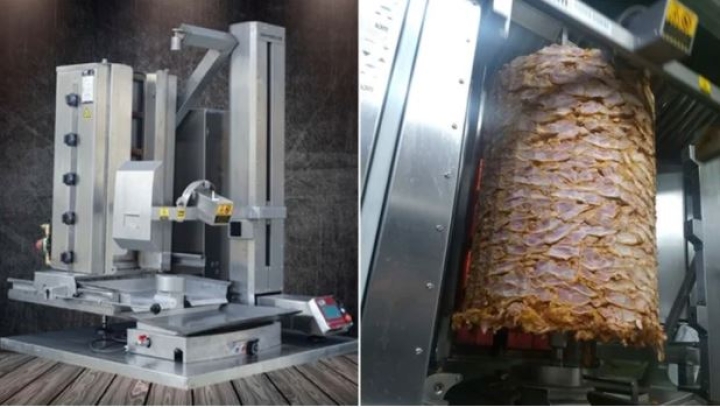 Así es el robot taquero que rebana la carne como nunca antes se ha visto