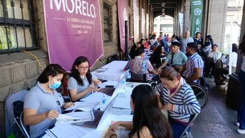 Realizan feria de inclusi&oacute;n laboral en Cuernavaca