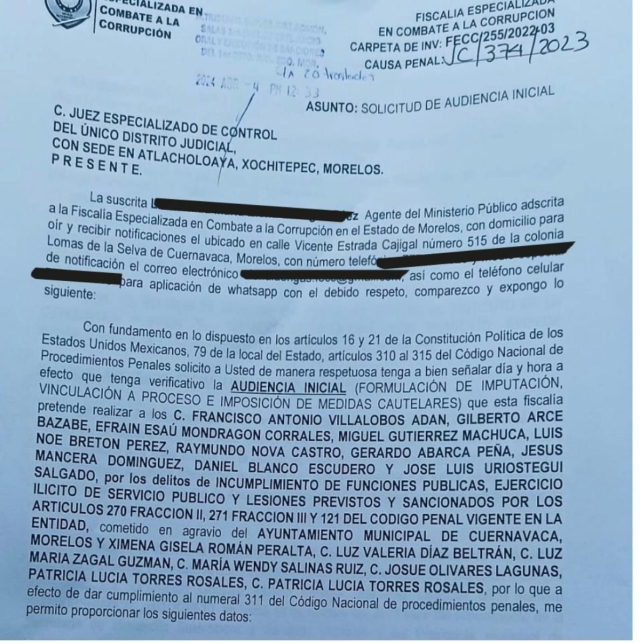 Fiscalía Anticorrupción imputa a José Luis Urióstegui Salgado por caída de puente
