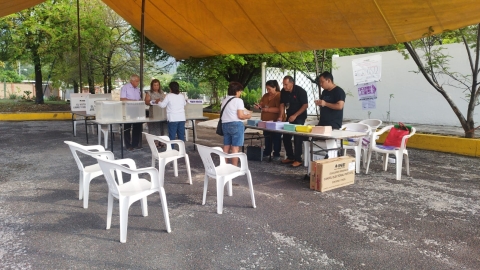 Inició apertura de casillas desde temprana hora en UH &#039;José María Morelos y Pavón&#039;, en Jojutla