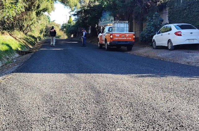 Exhorta PC de Ocuituco a tomar precauciones al circular por carreteras en reparaci&oacute;n