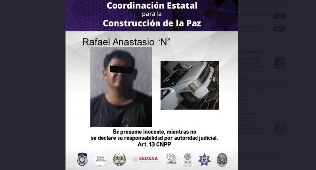 Conducía una camioneta robada
