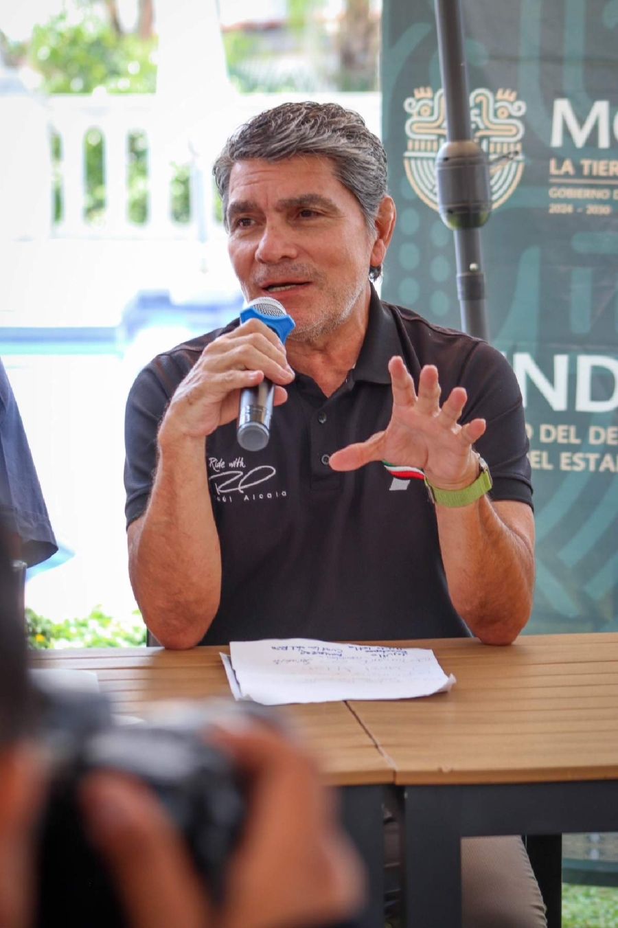 El propio ciclista dio a conocer los pormenores de la carrera que lleva su nombre y resaltó la participación de todas las instituciones.