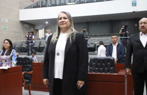 Elige Congreso del estado a Nadxieelii Carranco Lechuga como nueva titular de la CDHEM