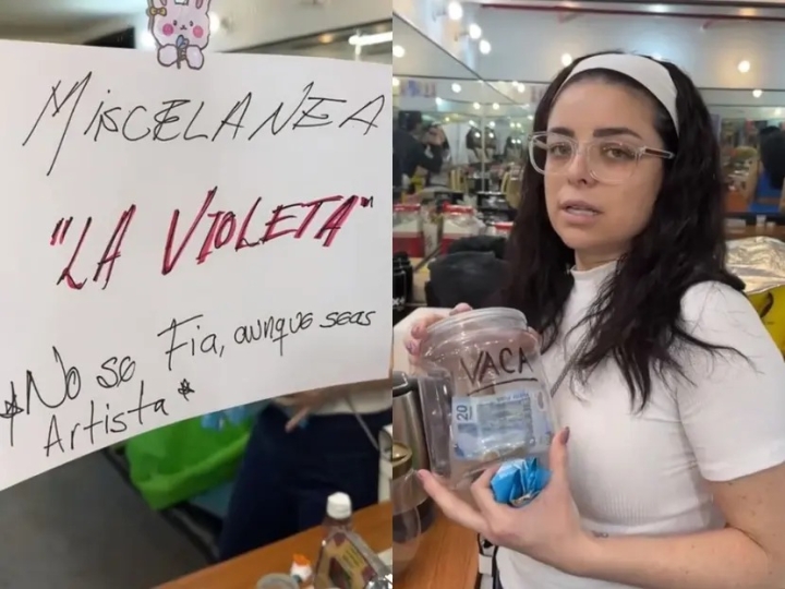 ¡Emprendedora! Violeta Isfel vende dulces en camerinos