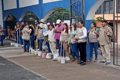 La brigada ya comenzó los recorridos.