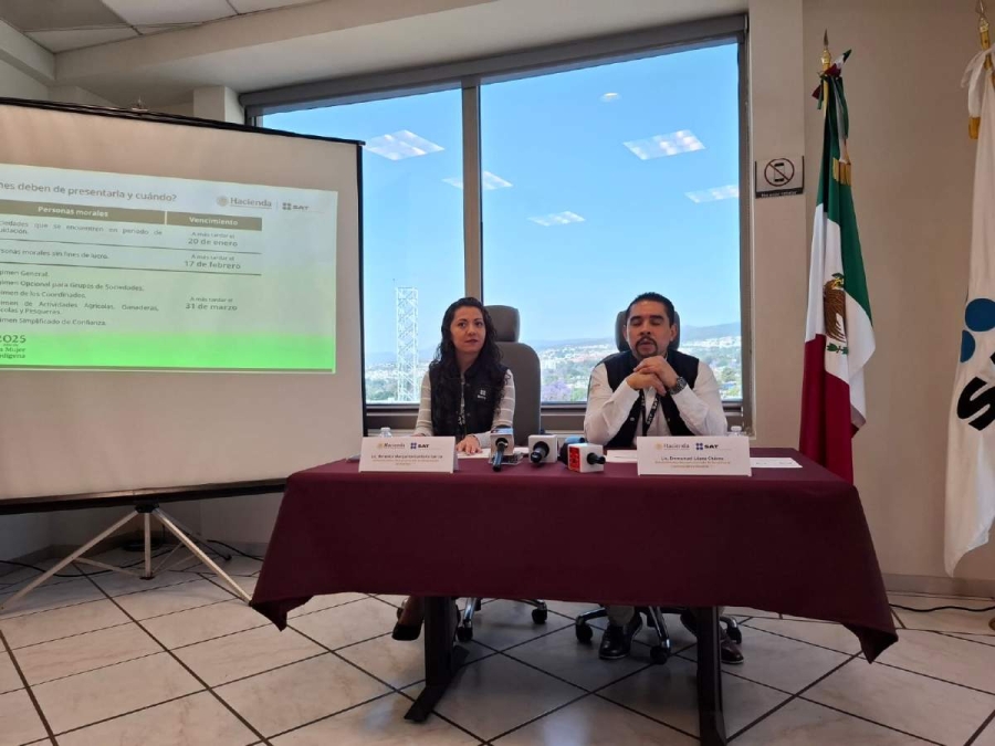 Funcionarios del SAT en Morelos informaron sobre mejoras en el minisitio de la institución.   