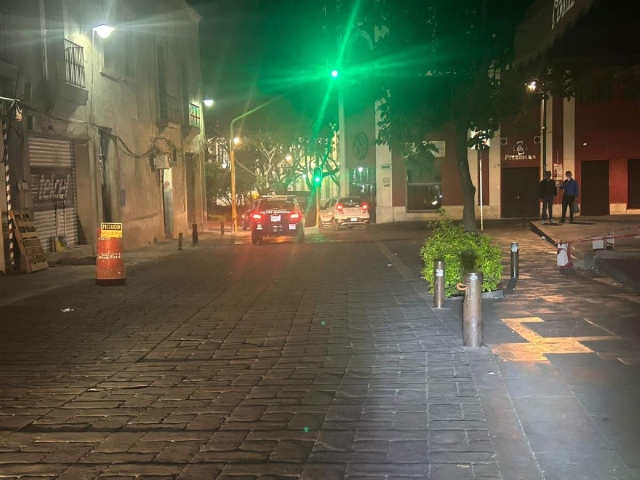 Agentes policiacos realizaron patrullajes en el primer cuadro de Cuernavaca, pero los agresores no fueron encontrados.