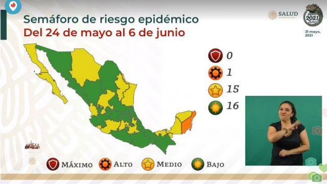 Semáforo Verde a partir del lunes