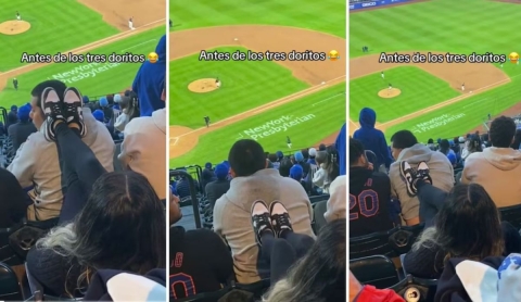 ‘Lady Patadas’: mujer molesta a joven en partido de béisbol y es detenida