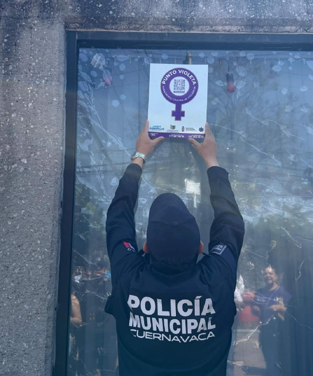 Empresas llevan Puntos Violeta a municipios