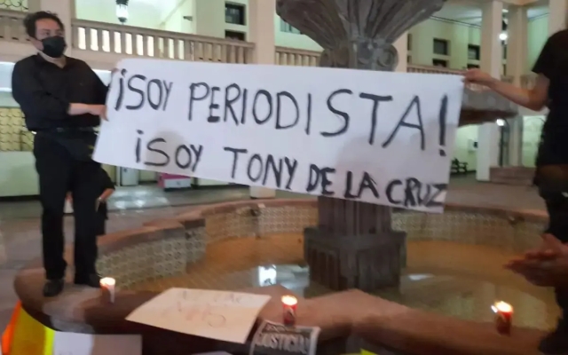 Protestan en Tamaulipas por el asesinato del periodista Antonio de la Cruz