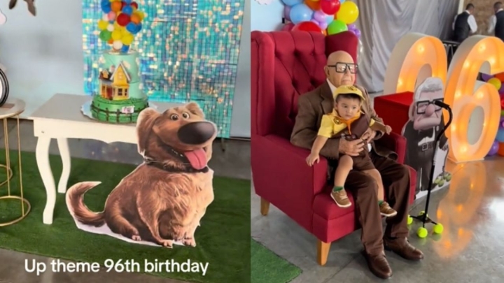 96 años y un amor eterno: La fiesta temática de &#039;Up&#039; que emocionó a todos