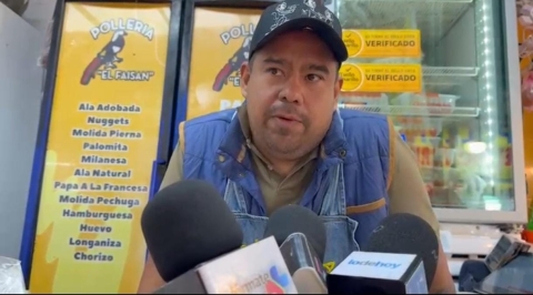 Reportan comerciantes de poller&iacute;as del mercado ALM disminuci&oacute;n en ventas