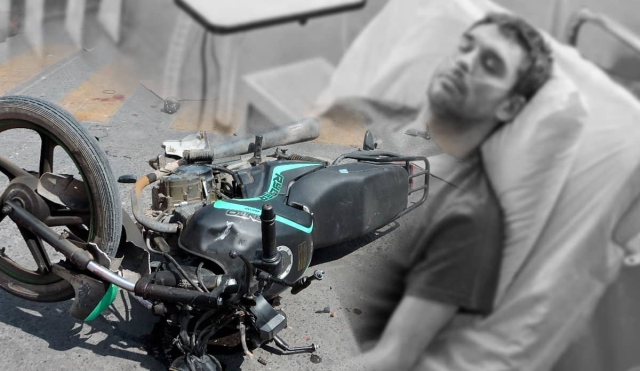 Fallece motociclista a causa de un choque